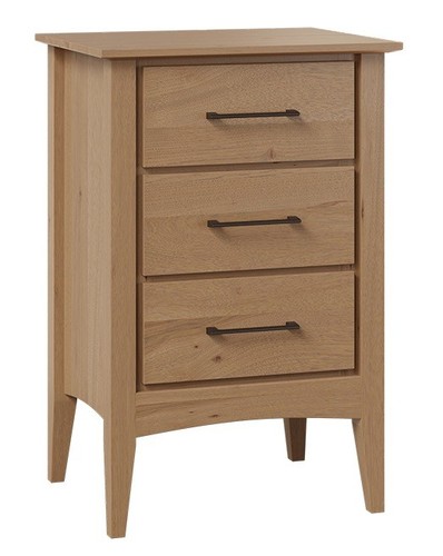 Drawer nightstand solid wood - nightstand,